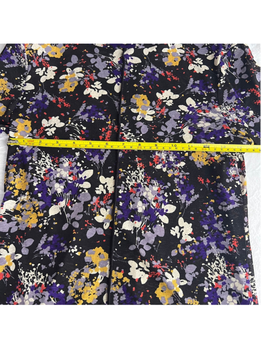 Daily Practice Anthropologie Sheer Mesh Floral Mock Neck Long Sleeve Top S Fairy - Picture 8 of 10